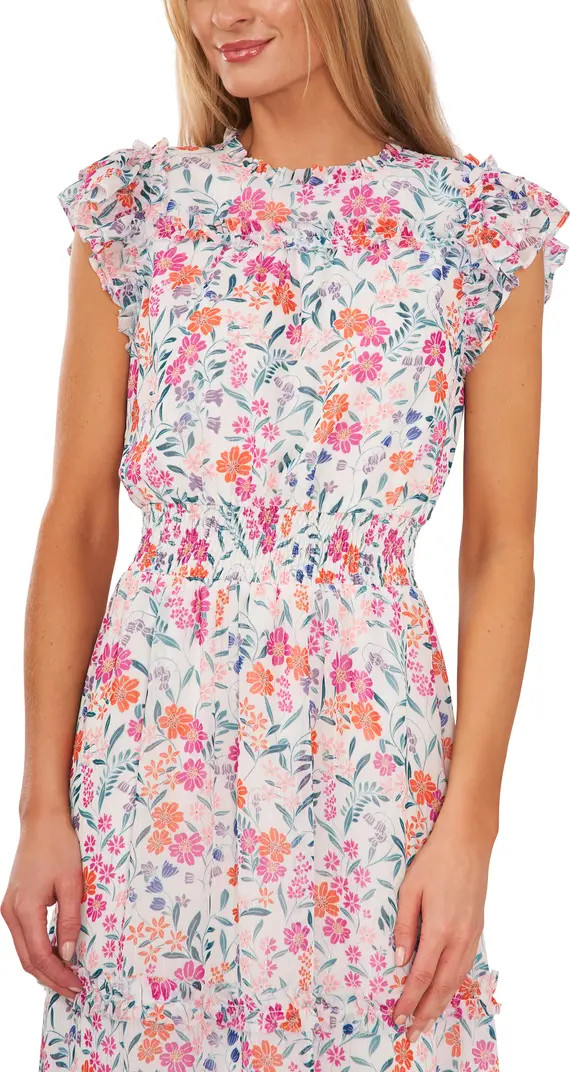 Floral Print Ruffle Dress | Nordstrom