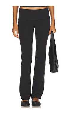 SKIMS Cotton Jersey Foldover Pant in Soot from Revolve.com | Revolve Clothing (Global)