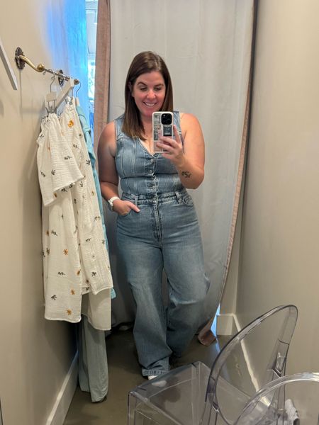 Yall know I have a love for Pistola jumpsuits and rompers and this one is no different! This denim jumpsuit has me wishing my next concert was indoors! The jumpsuit does run a tad small and it is even long enough for my tall girlies! 

#LTKstyletip #LTKFestival #LTKmidsize