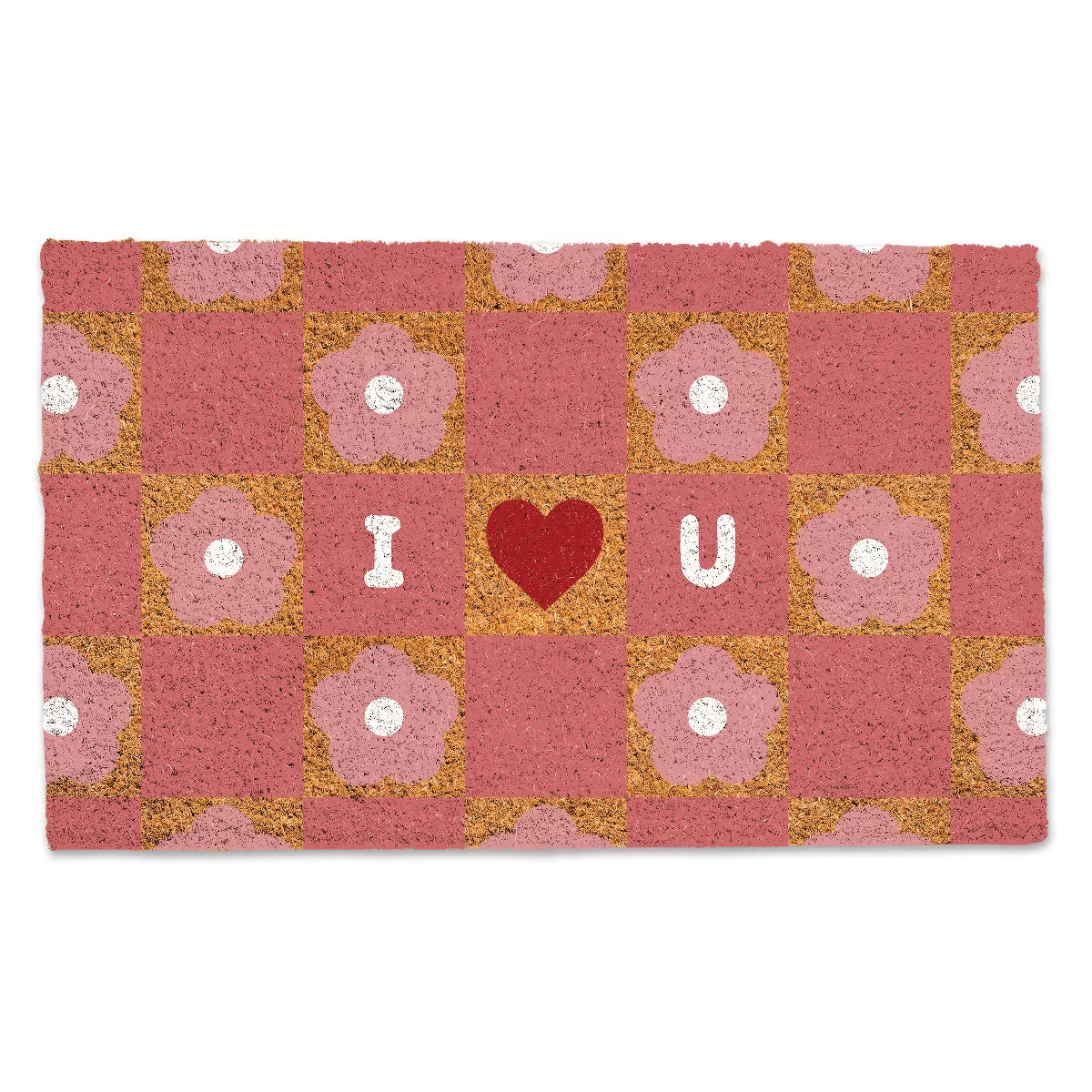 Creative Products I Heart You Daisy Check 30 x 20 Door Mat | Target