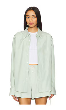 Comme Si La Shirt Classica in Sage from Revolve.com | Revolve Clothing (Global)