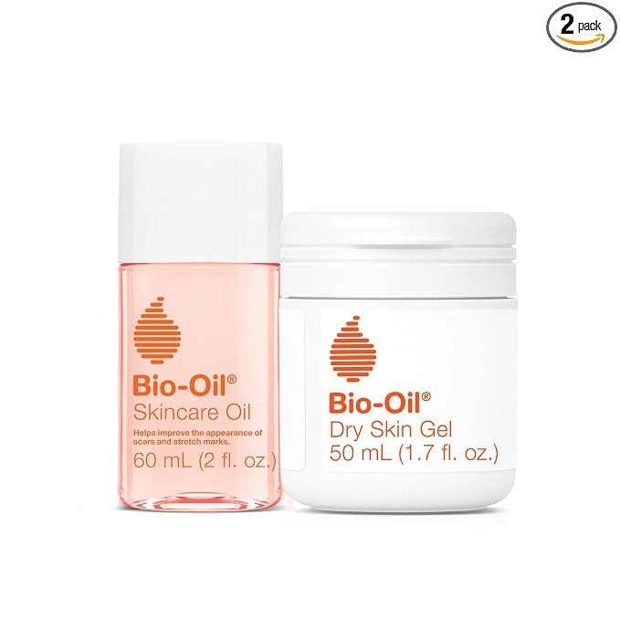 Bio-Oil Bundle, Body Oil Serum 2 Oz & Dry Skin Gel 1.7 Oz, Travel Size | For Sensitive & Dry Skin... | Amazon (US)