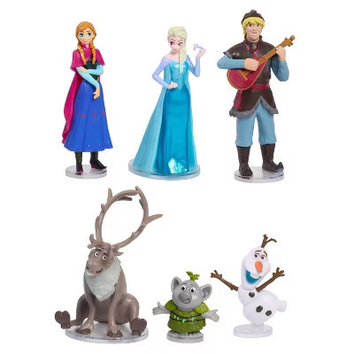 Disney Frozen Collectible Figure Set, 6pk 3” Character Toy Figures | Target