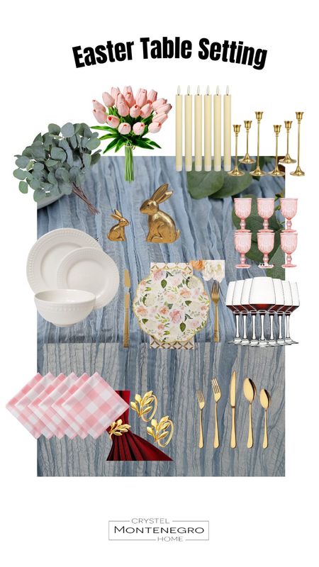 Easter Table Setting.
Try these Easter theme decor items from Amazon to make your  Easter Table beautiful.

#LTKhome #LTKstyletip #LTKSeasonal