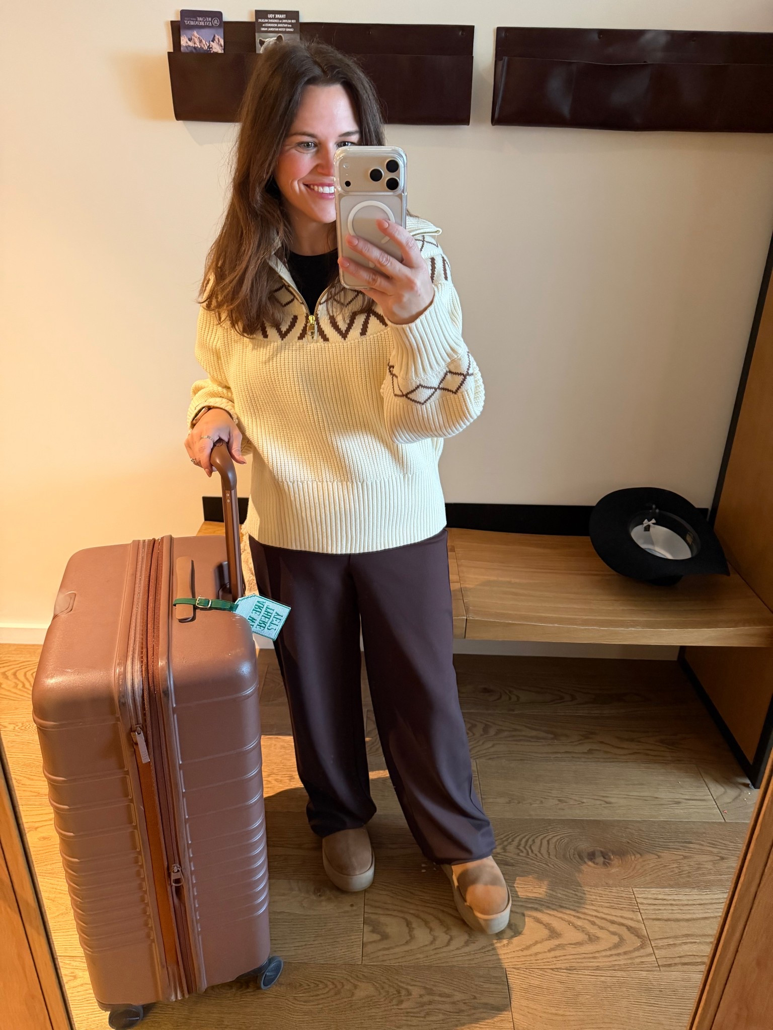 Travel outfit from Jackson Hole
