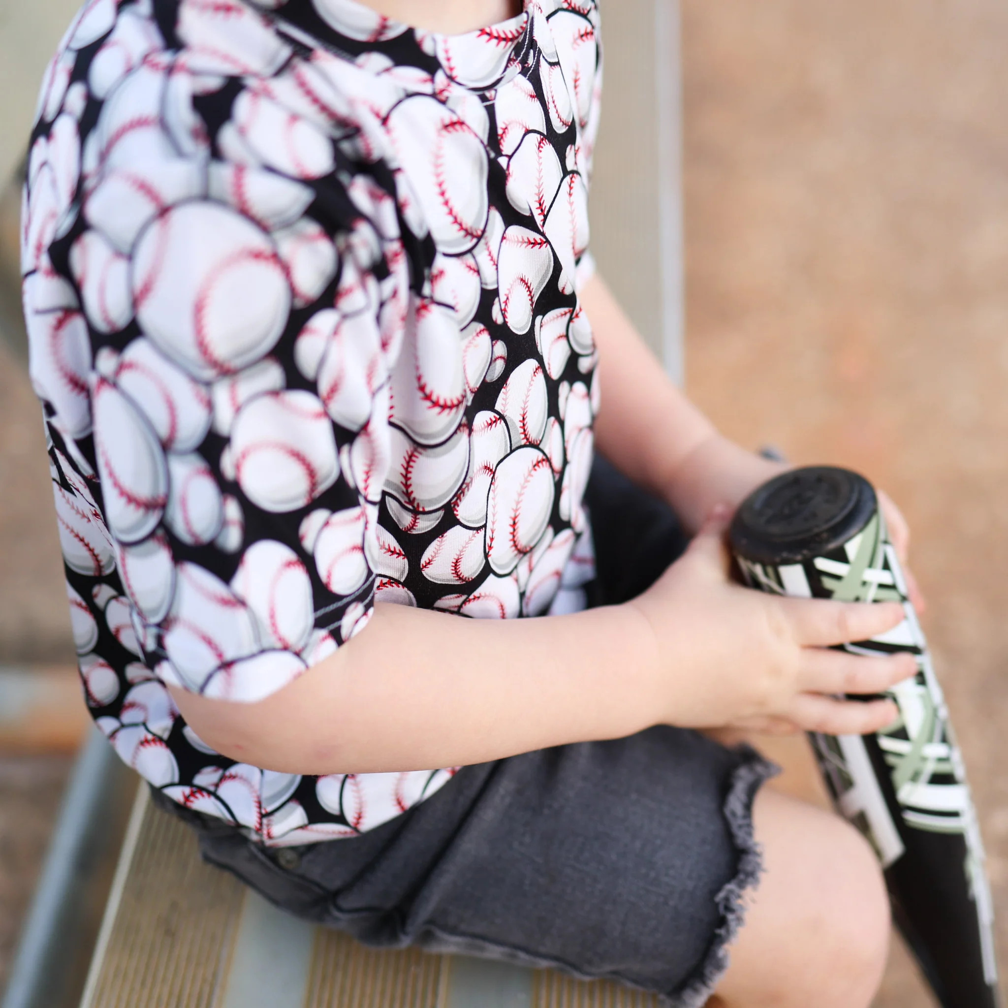 BASIC TEE- Baseball | millie + roo