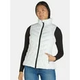 Big Chill Women's Chevron Quilted Puffer Vest, Midweight, Sizes S-3X | Walmart (US)
