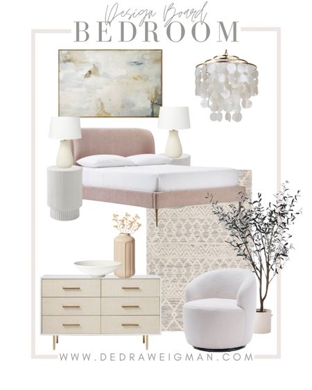 Bedroom design inspiration! It’s a great time to refresh your bedroom for the new year. Loving this upholstered bed, dresser, chandelier, all of it! 

#bedroom #homedecor #bedroomdecor 

#LTKFind #LTKhome #LTKstyletip