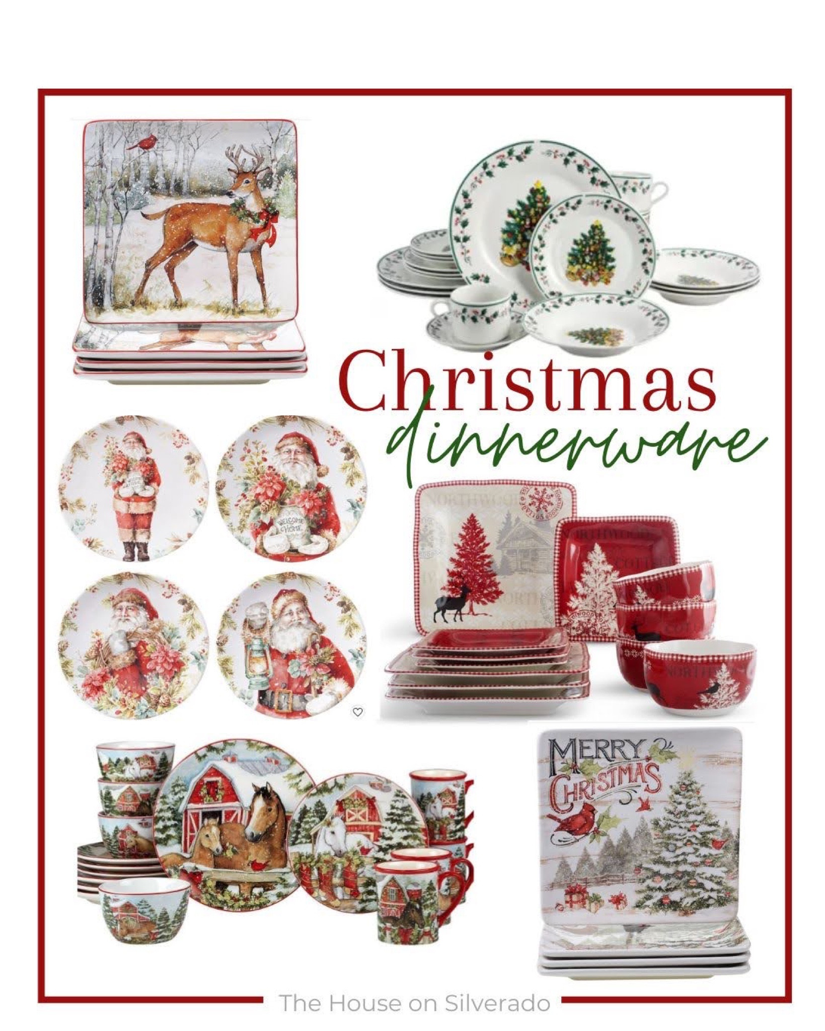 Holiday Dinnerware to help you set a beautiful table for your celebrations this season. 

#LTKCyberweek #LTKSeasonal #LTKHoliday
