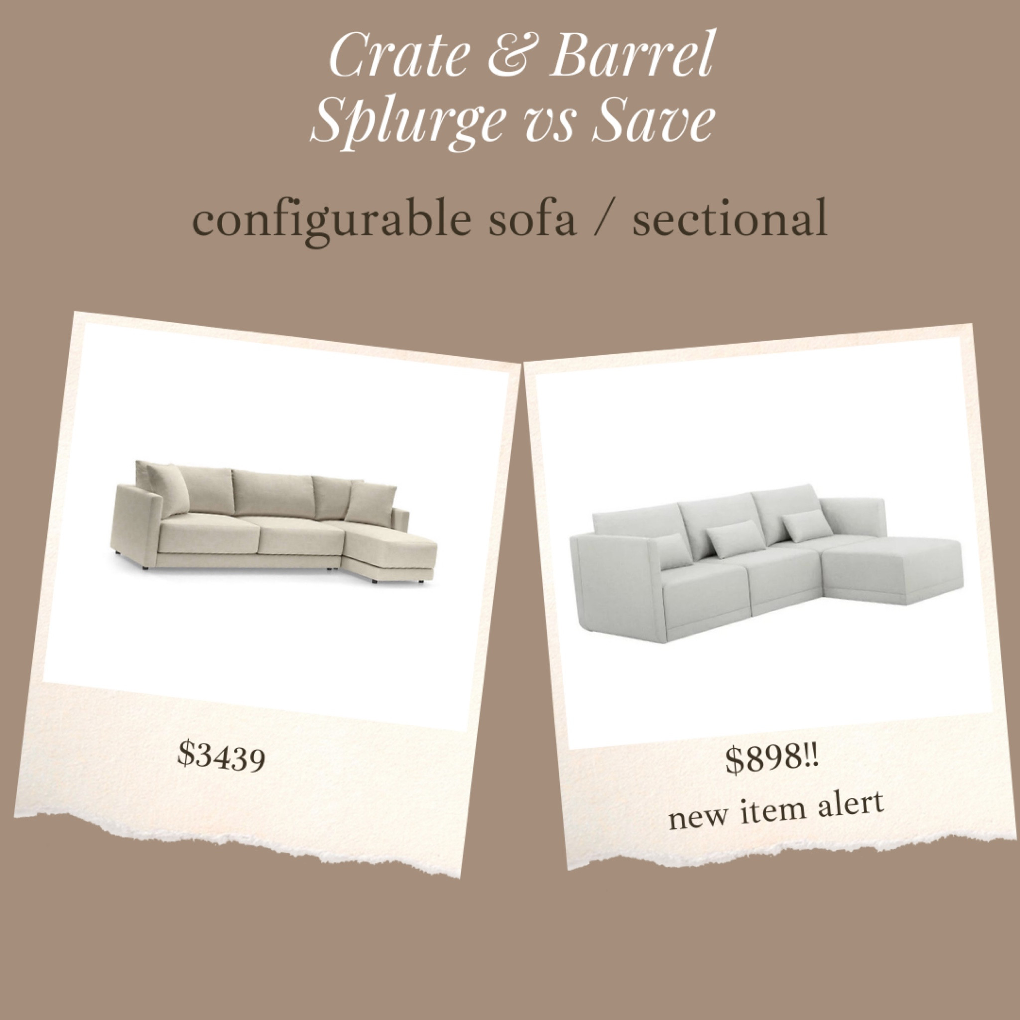 Walmarts viral configurable sectional is now available in a linen color!!!

You can make this into a sofa & a separate chaise accent chair, a modular cube, and change the side of the ottoman  