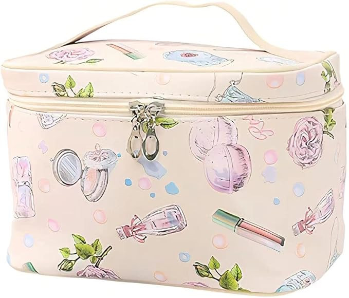 Cosmetic bags, Makeup bags for ladies, Travel Makeup Organization Case, Makeup Brush, High-capaci... | Amazon (US)