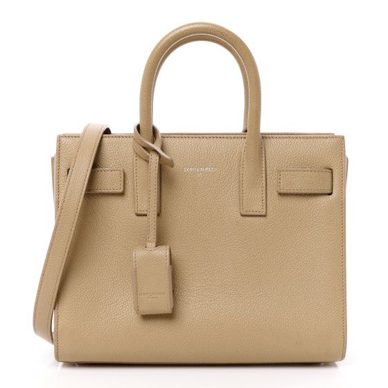 Grained Calfskin Nano Sac De Jour Dark Beige | FASHIONPHILE (US)