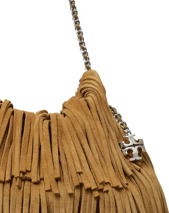 Mini Fleming Suede Fringe Hobo Bag | Nordstrom