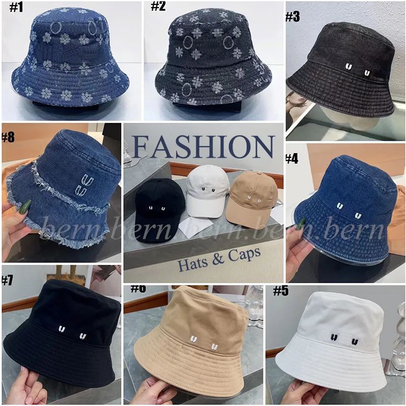 Fashion Brand Bucket Hat Designer Sun Baseball Cap Outdoor Summer Beach Sunhat Fisherman's Hats | DHGate