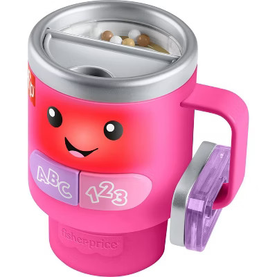 Fisher-Price Laugh & Learn Wake up & Learn Coffee Mug - Pink | Target
