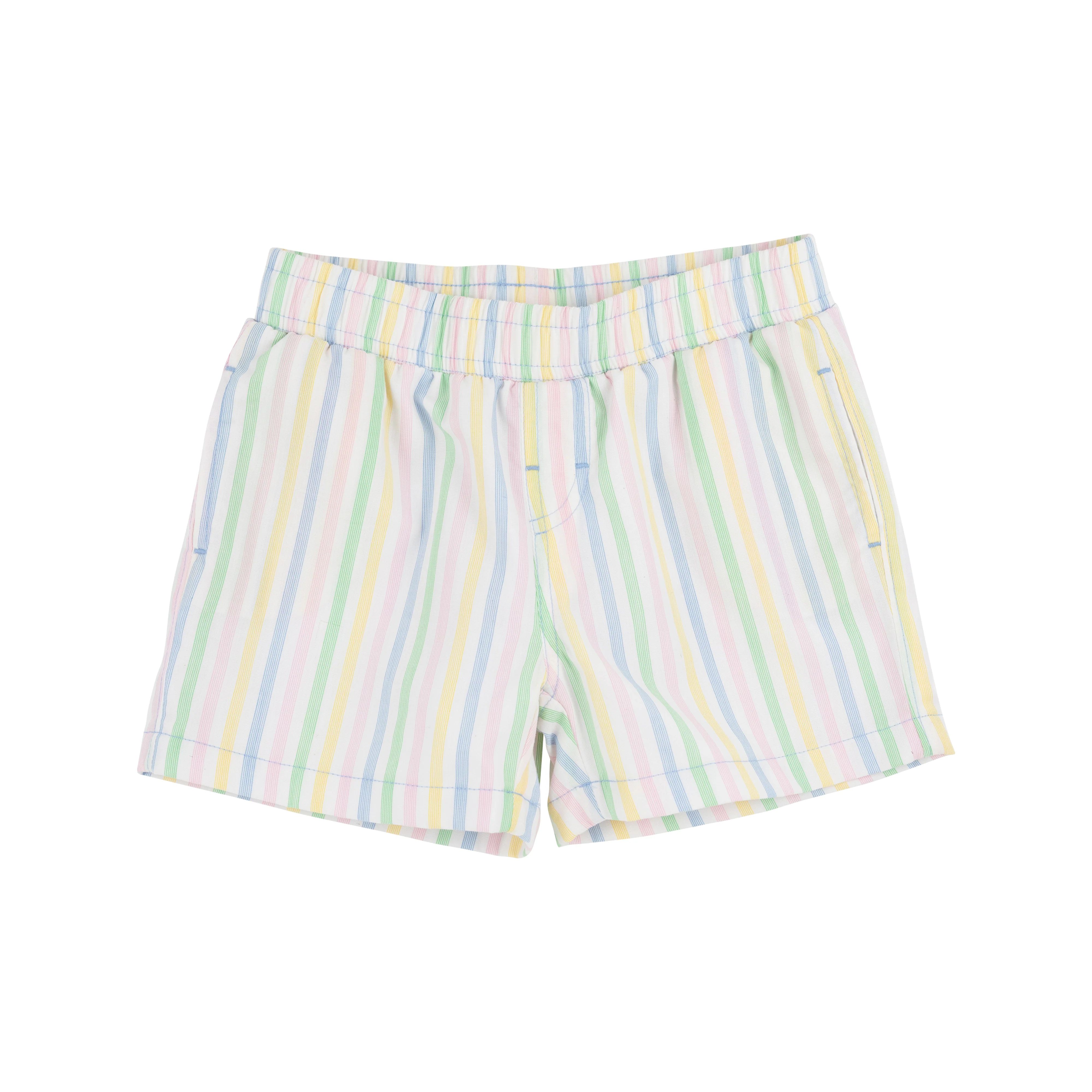 Sheffield Shorts - South Carolina Stripe with Buckhead Blue Stork | The Beaufort Bonnet Company