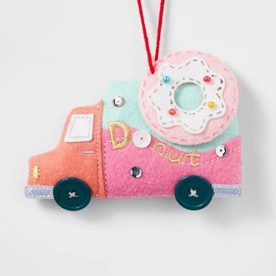 Donut Food Truck Christmas Tree Ornament - Wondershop&#8482; | Target