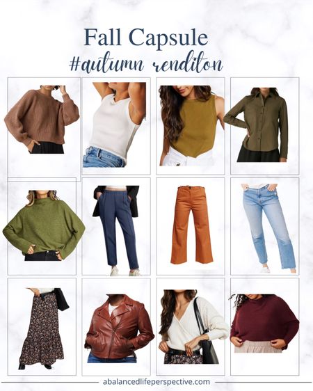Another @able inspired capsule renditions. I created this for autumn colors. Find me on Instagram for outfit ideas. 

#LTKstyletip #LTKSeasonal
