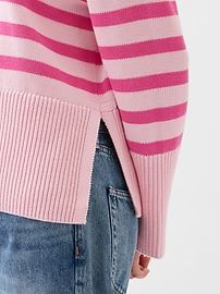 24/7 Split-Hem Crewneck Sweater | Gap (US)