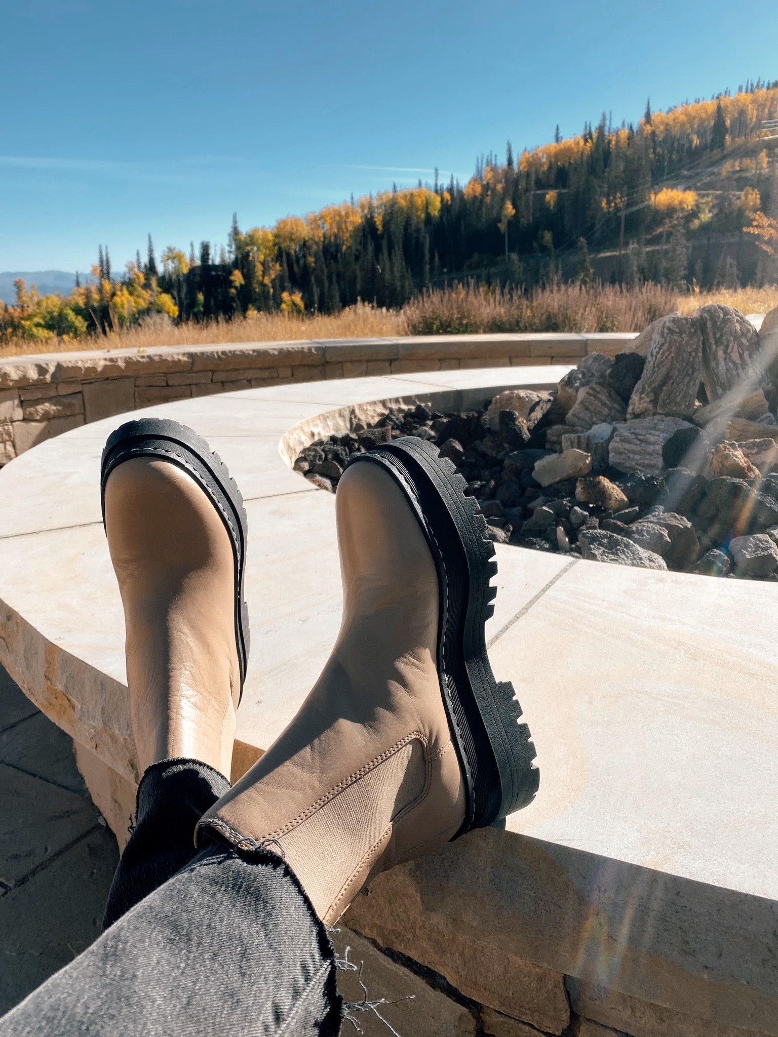 Love the lug sole boots- come in 3 colors, fit Tts (I was wearing a thick sock), and they are super comfortable- give a little height to us shorter gals. 
Under $100 and great fall boots/shoes and elevate any fall outfit 

#LTKSeasonal #LTKshoecrush