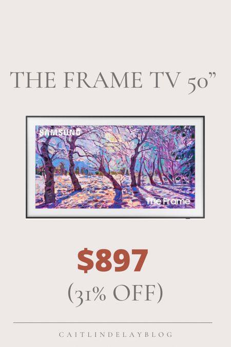 Amazing #blackfriday sale on the frame tv!

#LTKsalealert #LTKCyberWeek #LTKhome