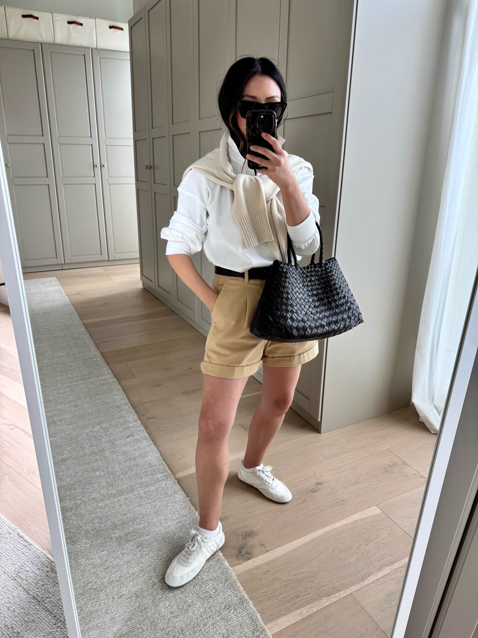 Minimal white sneakers from Sperry x Aritzia. These are a true minimal option. Great for shorts, skirts, and dresses. Size up. 

Tuckernuck polo small
Everlane shorts 0 
Everlane cashmere sweater xs
Jcrew belt xs
Amazon socks
Aritzia x Sperry sneakers 6
Dragon Diffusion bag small
Celine sunglasses 
Dorsey earrings medium
Dorsey James necklace 15"

Petite style, mom outfits, summer outfits

#LTKmomlife #LTKootd #LTKPetite