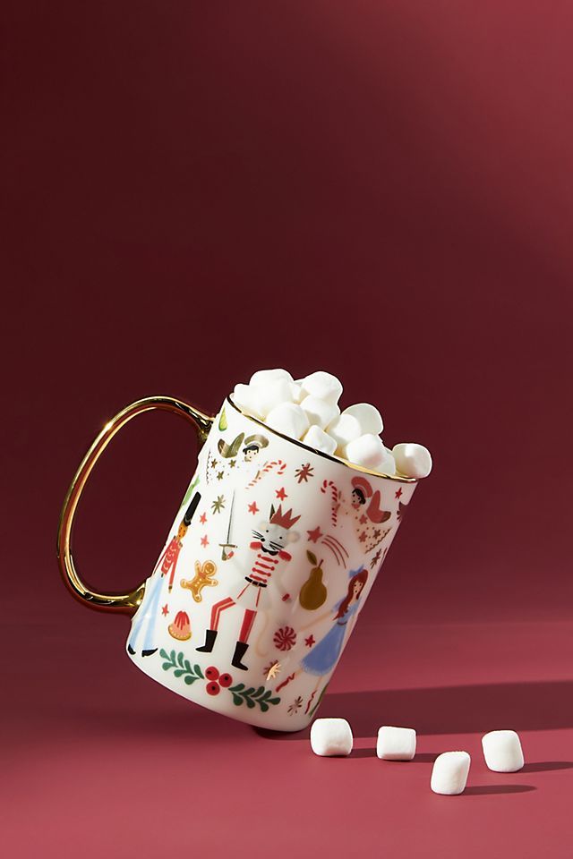 Rifle Paper Co. Holiday Mug | Anthropologie (US)