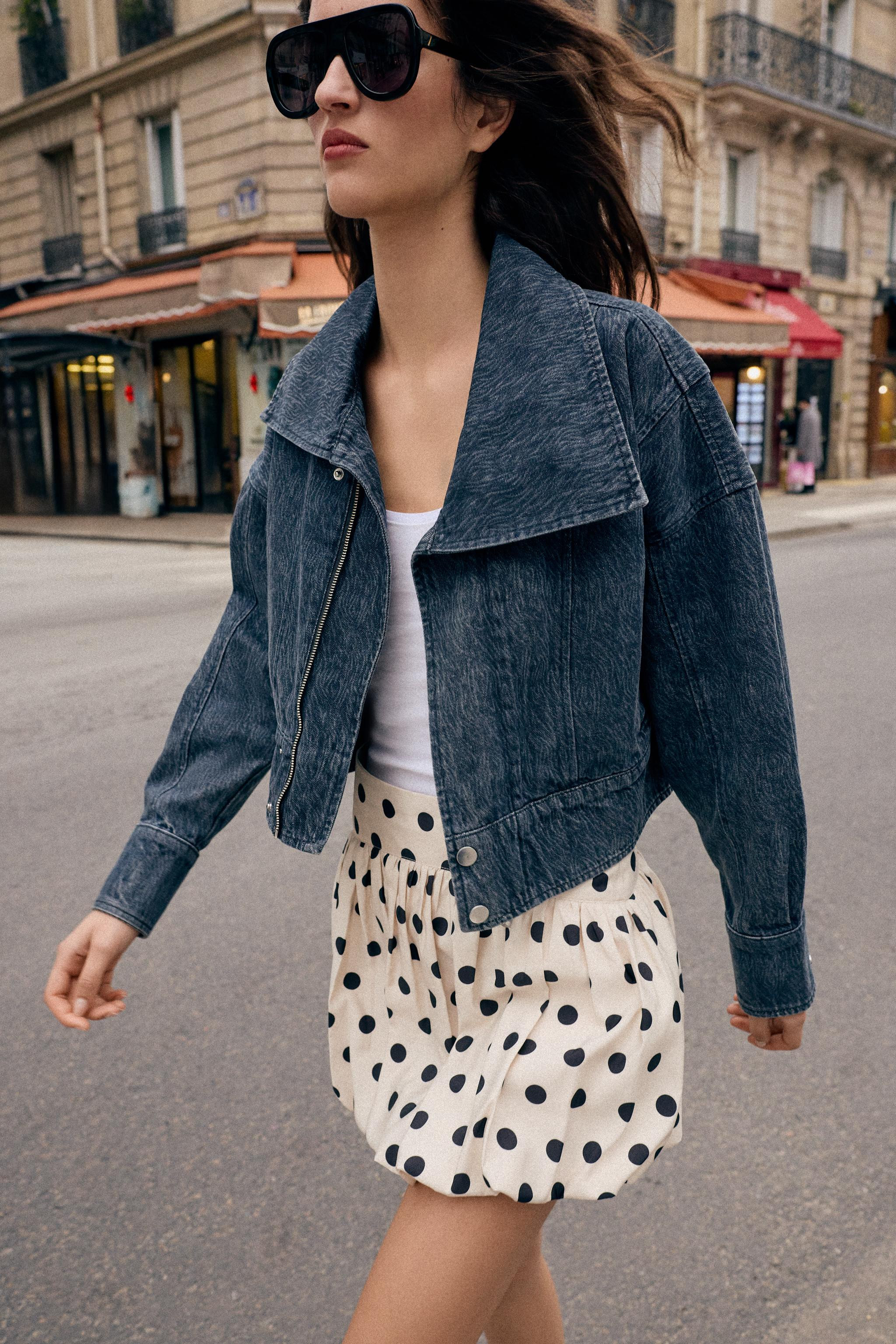 POLKA DOT BALLOON SKORT | Zara UK