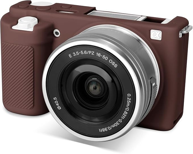 Rieibi ZVE10 Case, Soft Silicone Protective Case for Sony ZV-E10 ZVE10 Camera, Lightweight Rubber... | Amazon (US)