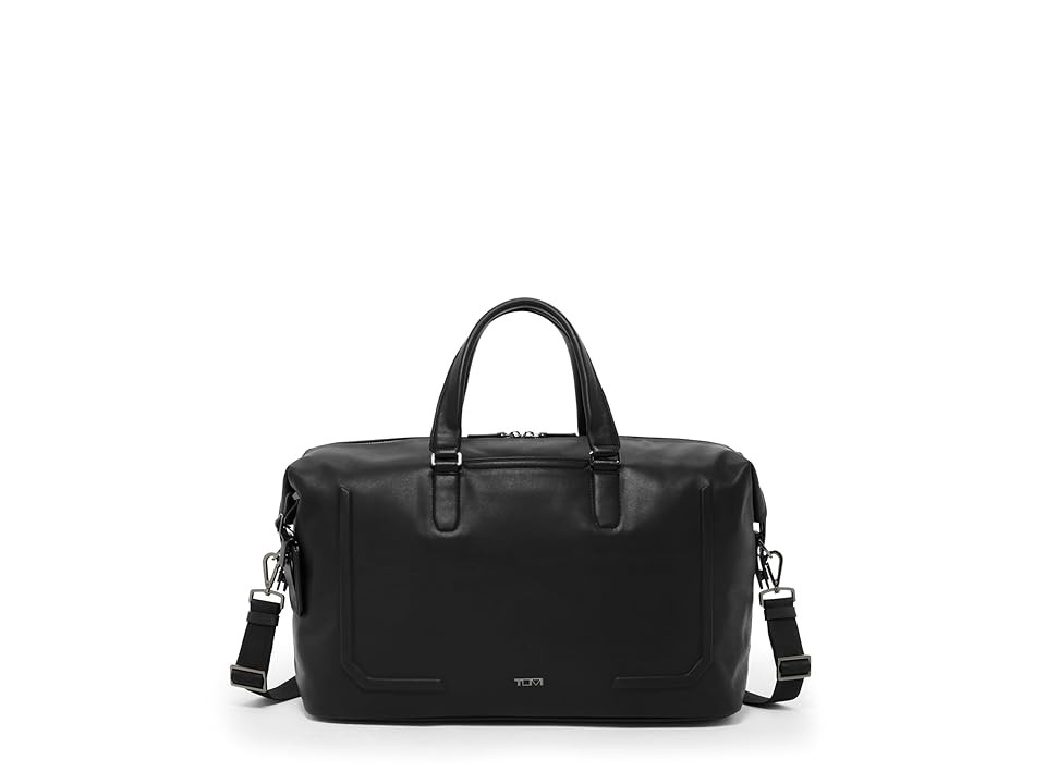 Tumi Nelson Duffel Handbags Black Bombe, Leather/Nylon | Zappos