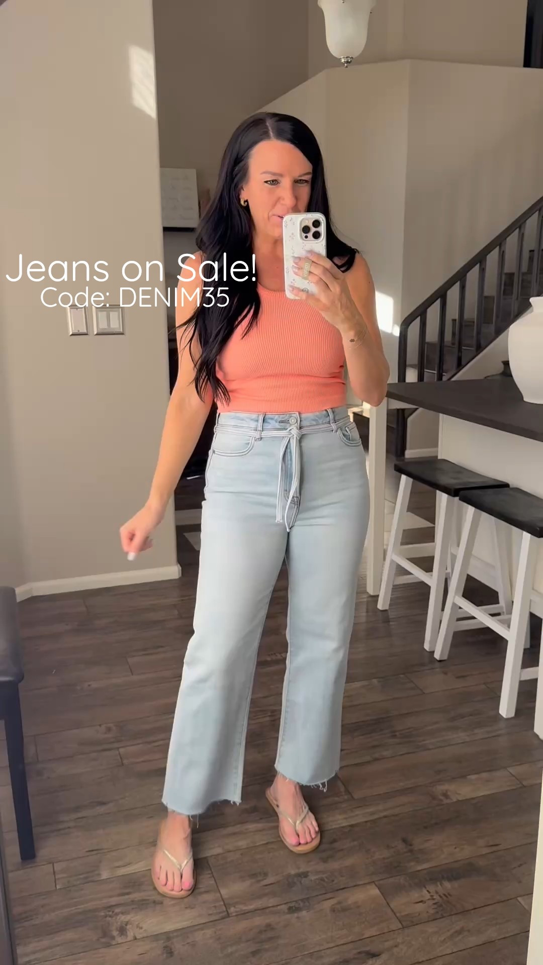 Vici denim sale!!! Use code DENIM35 for 35% off, yay!! Free shipping over $50! 

These fit TTS, I’m in my normal size 27. (I’m 5’5” for reference.) #ltksalealert #vici spring outfit, straight leg jeans, spring jeans, summer jeans, vacation outfit, sale jeans, Vici sale, denim sale

#LTKWatchNow #LTKFindsUnder50 #LTKSpringSale