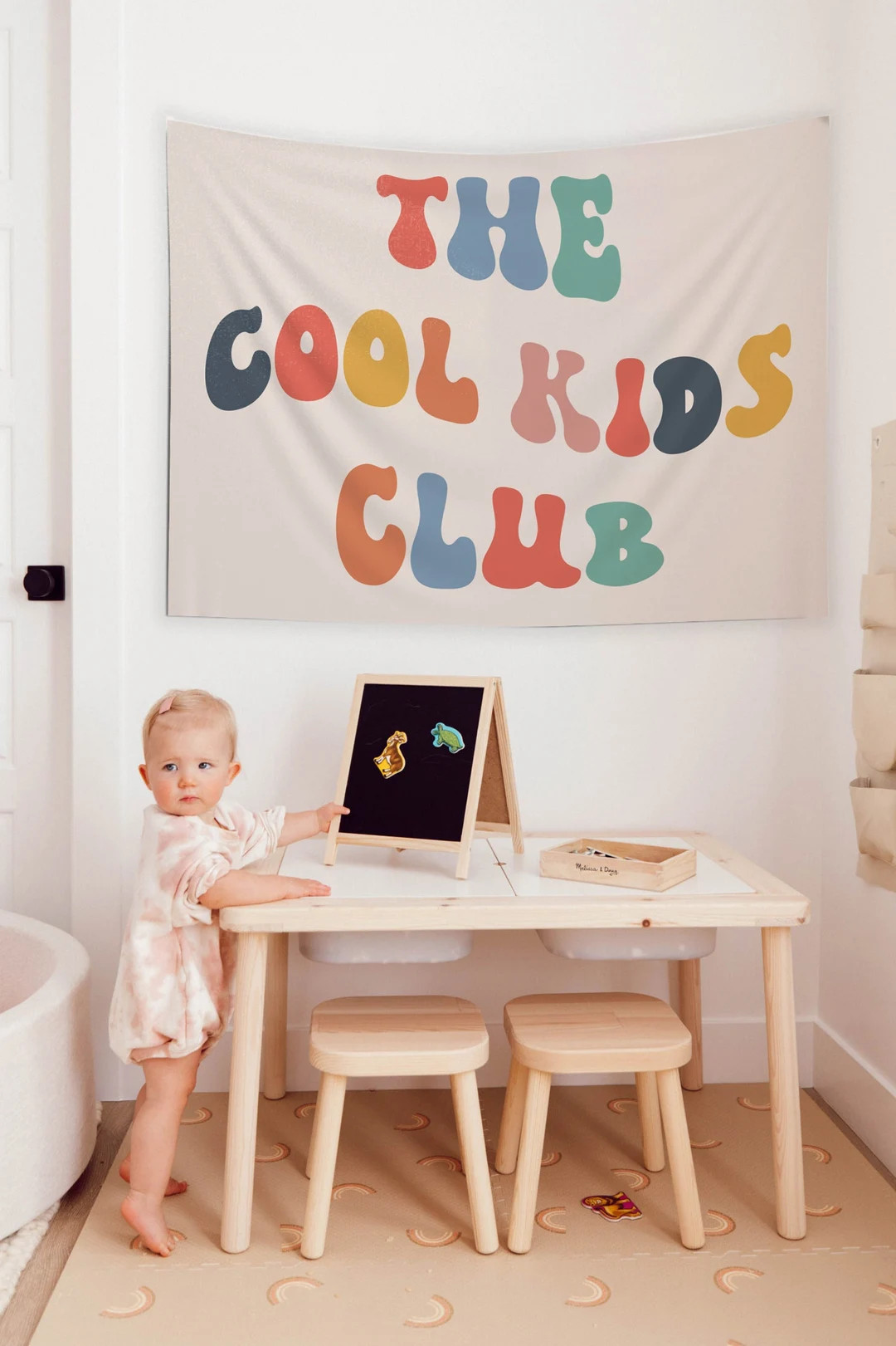 The Cool Kids Club Flag Play Room Decor Playroom Sign Play All - Etsy | Etsy (US)