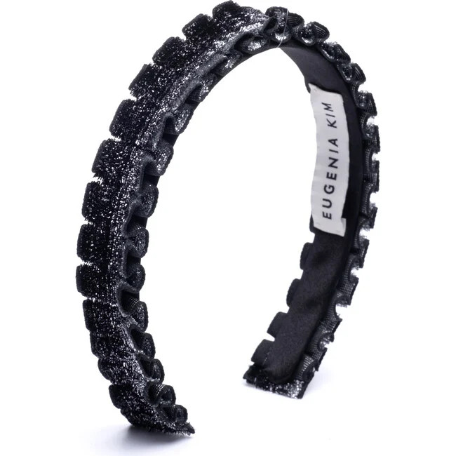 Eugenia Kim | Women's Rafaela Headband, Silver And (Black, One Size) | Maisonette | Maisonette