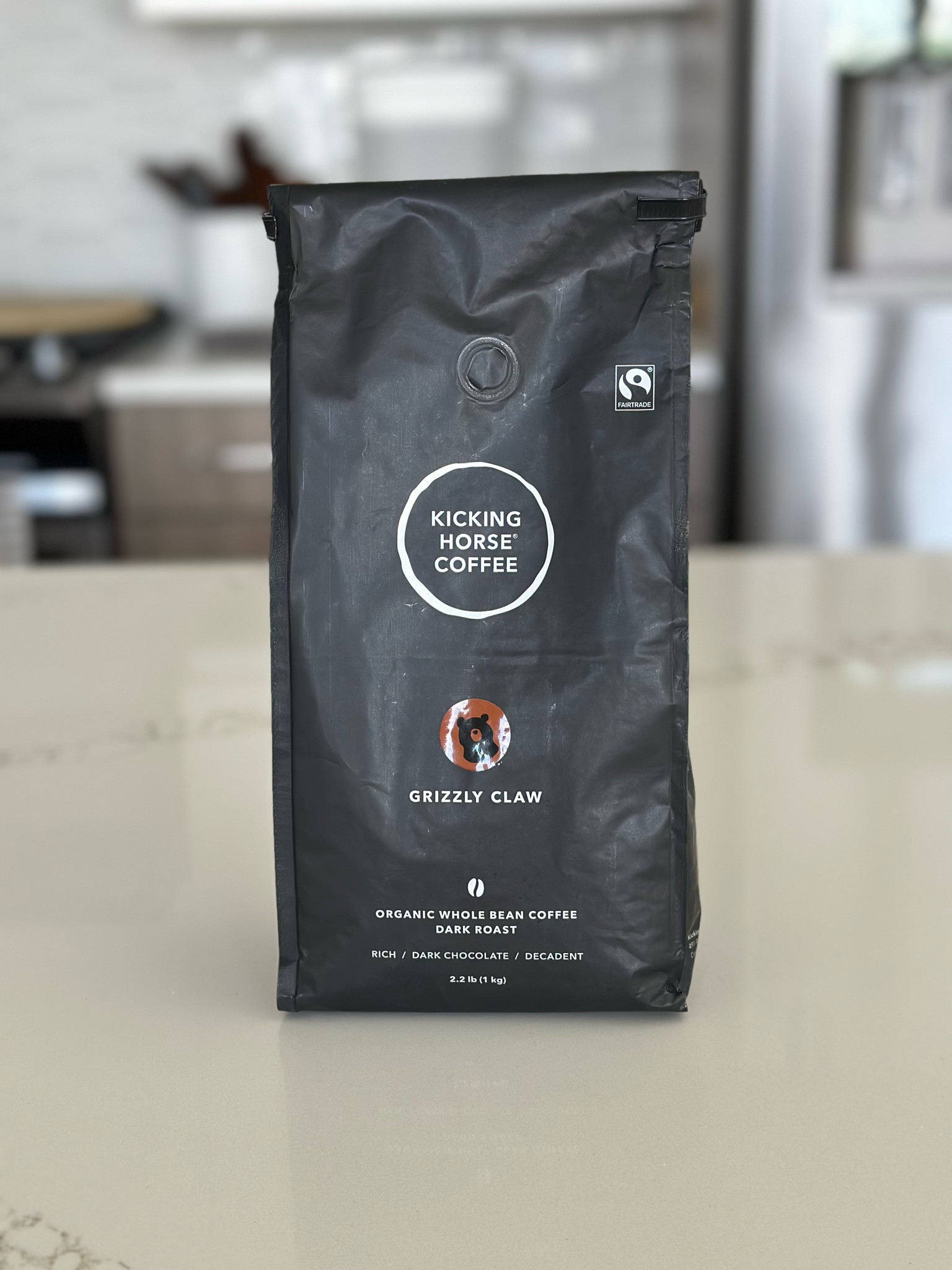 Our favorite brand of coffee for our espresso machine. pictured here: Kicking Horse Grizzly Claw, but we also like Kicking Horse 454. Both are linked! 

#LTKfindsunder50 #LTKfamily #LTKhome