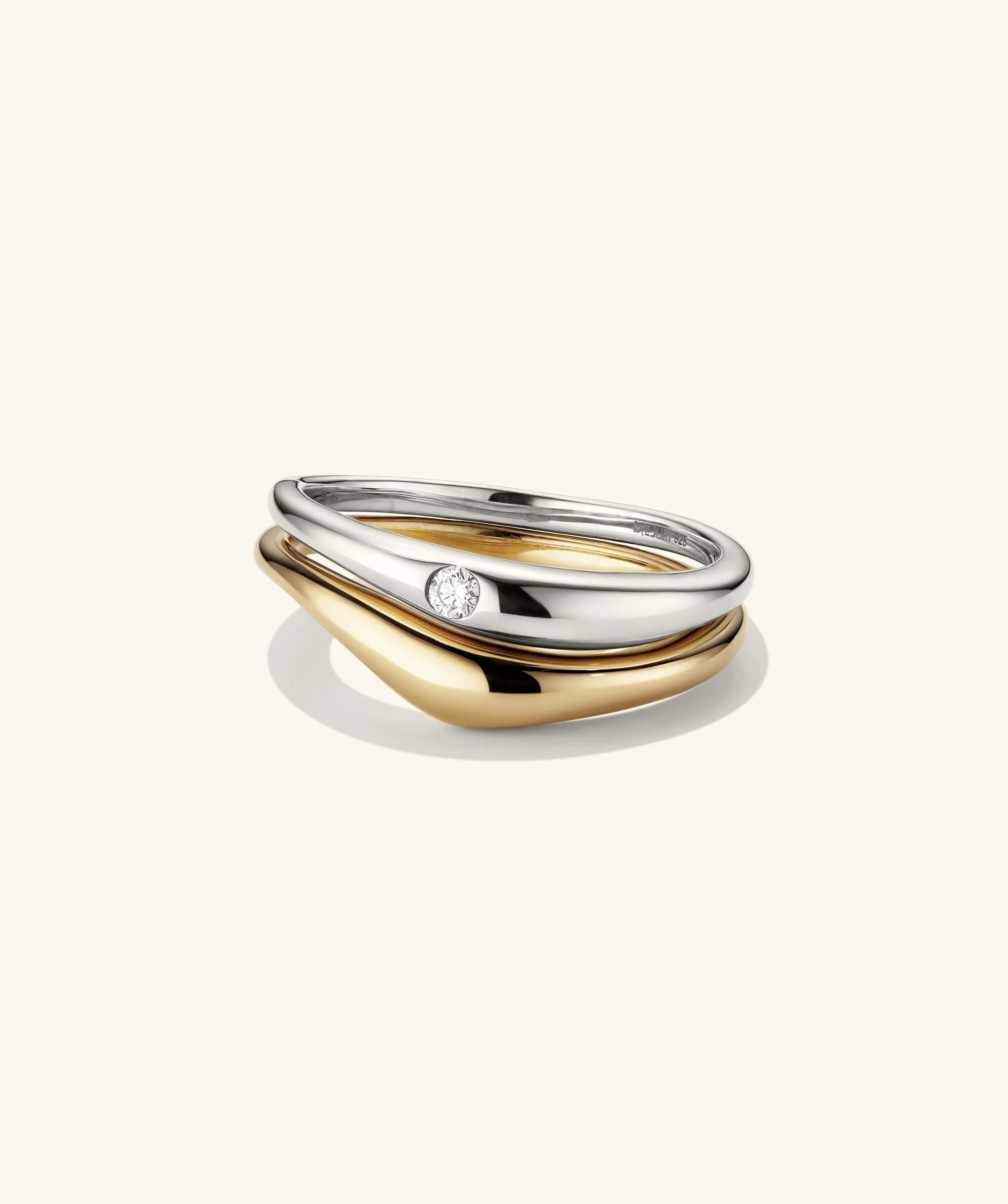 Organic Dôme Nesting Ring Set | Mejuri Fine Crew