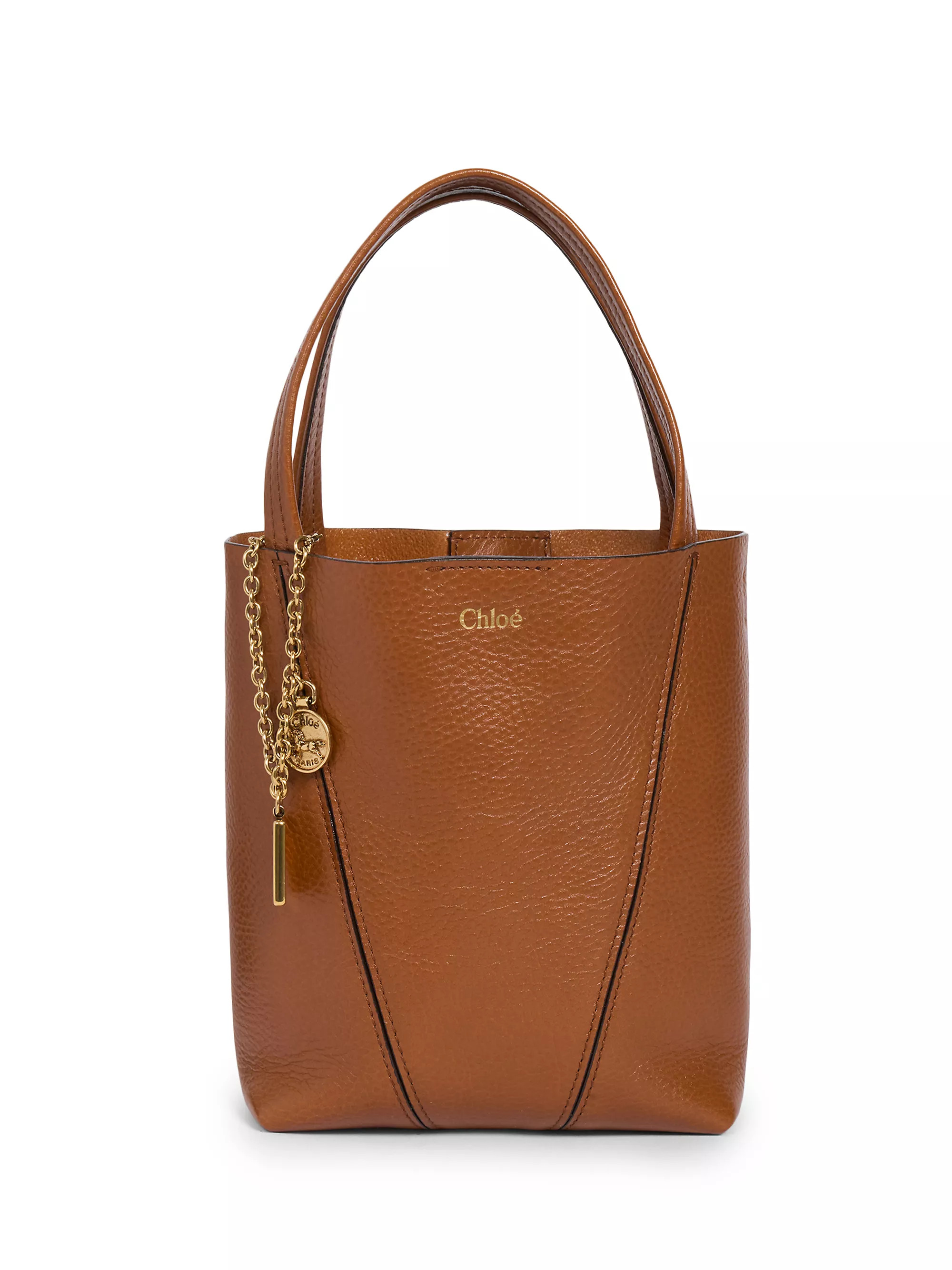 Small Spin Leather Tote Bag | Saks Fifth Avenue