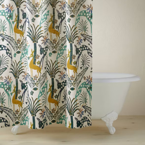 Jungle Print Shower Curtain - Opalhouse™ designed with Jungalow™ | Target