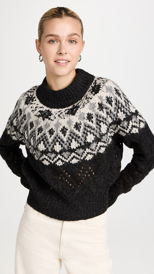 Veronica Beard Jerin Fair Isle Sweater | SHOPBOP | Shopbop