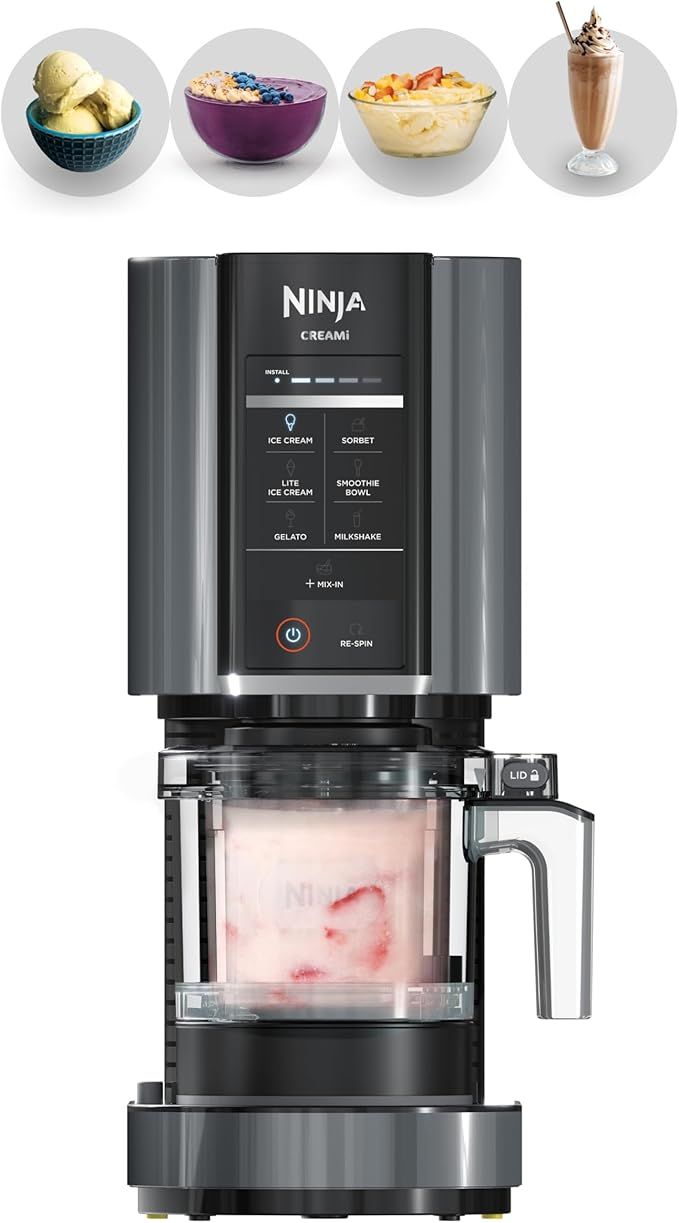 Ninja NC299AMZ CREAMi Ice Cream Maker, for Gelato, Mix-ins, Milkshakes, Sorbet, Smoothie Bowls & ... | Amazon (US)