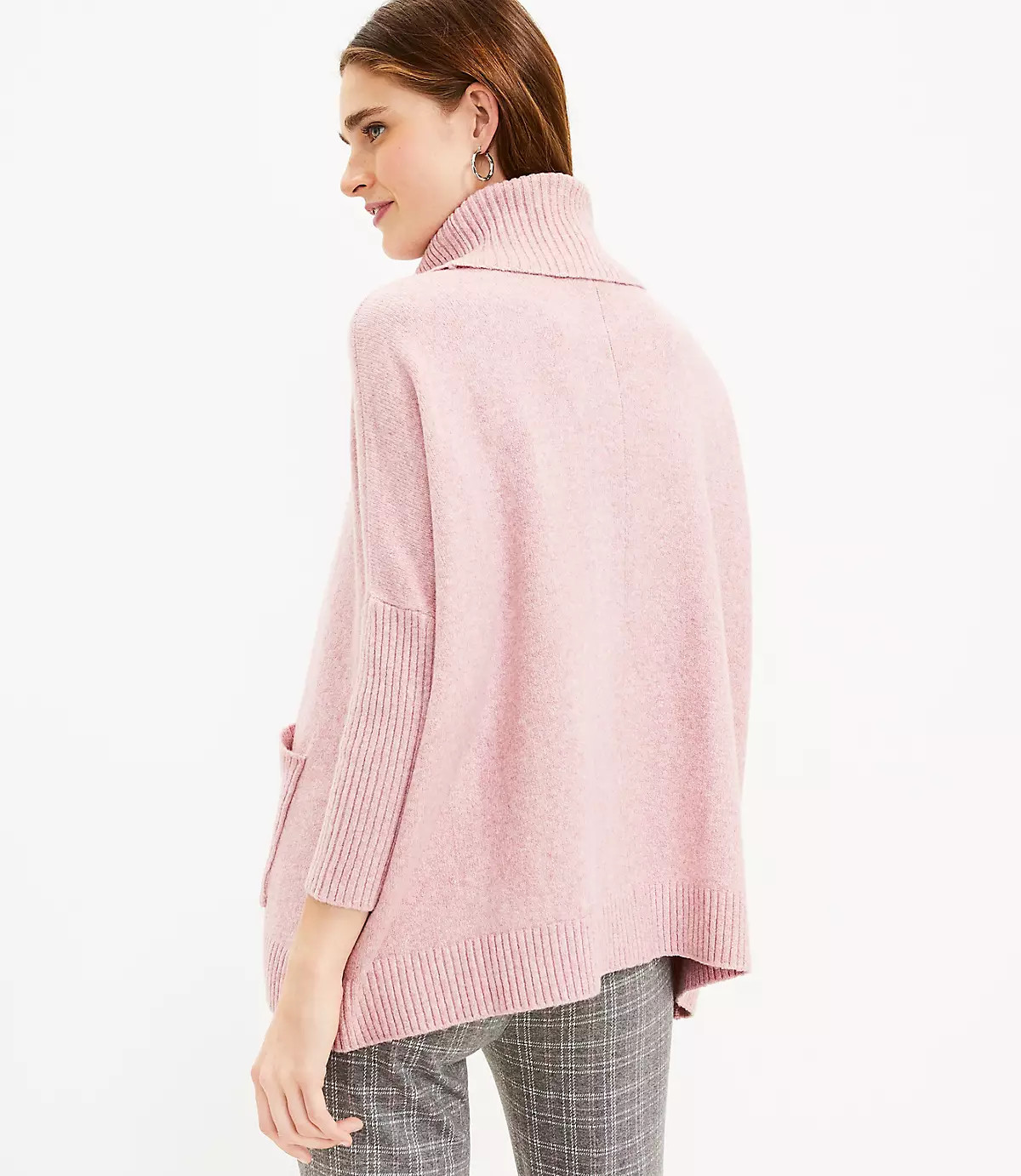 Petite Pocket Poncho Sweater | LOFT
