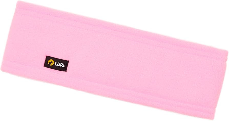 Lupa Kids Handmade Unisex Triple-Layer Micro Fleece Headband - Kids Ear Warmer - Pink | Amazon (US)