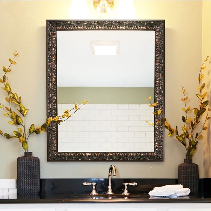 Fleur De Lis Living Lancaer Flat Wall Mirror & Reviews | Wayfair | Wayfair North America