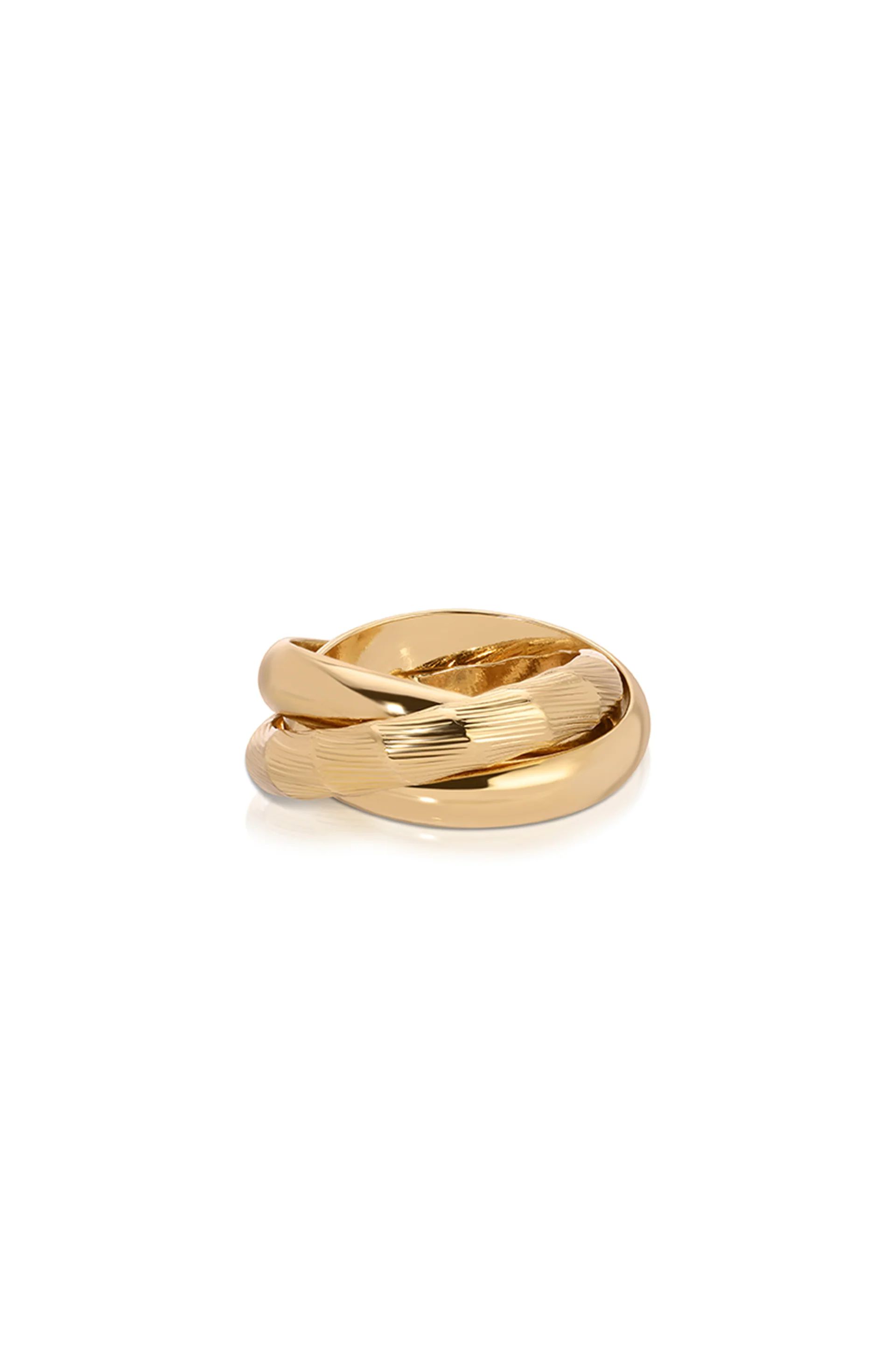Don't Get It Twisted Gold Ring | Ettika