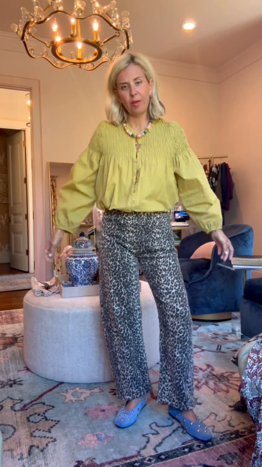 I literally look for ways to style these leopard pants. 

Top - small
Jeans - 25 (size down) 
Flats - 7.5 (1/2 size down)

*Code mixandmatch for 25% off my necklace 
*Code mixandmatch15 for 15% off 1st order at Avara

#LTKOver40 #LTKSeasonal #LTKdayinmylife