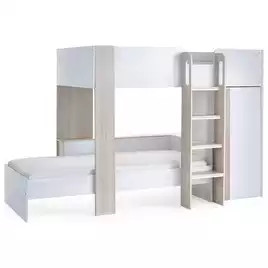 Julian Bowen Horizon Single Bunk Bed - White | argos.co.uk