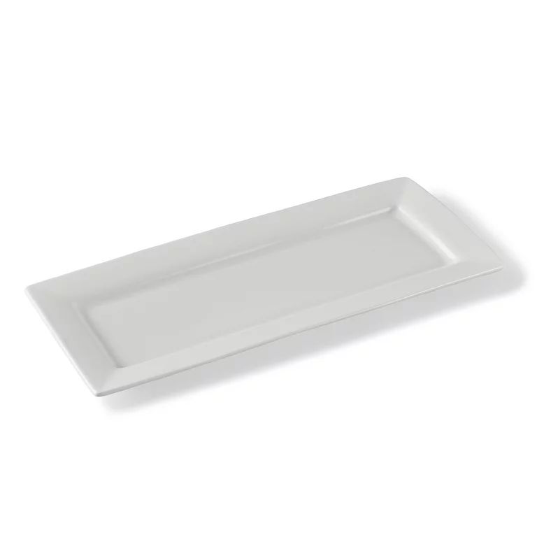 Better Homes & Gardens- White Rectangle Porcelain Serve Platter | Walmart (US)