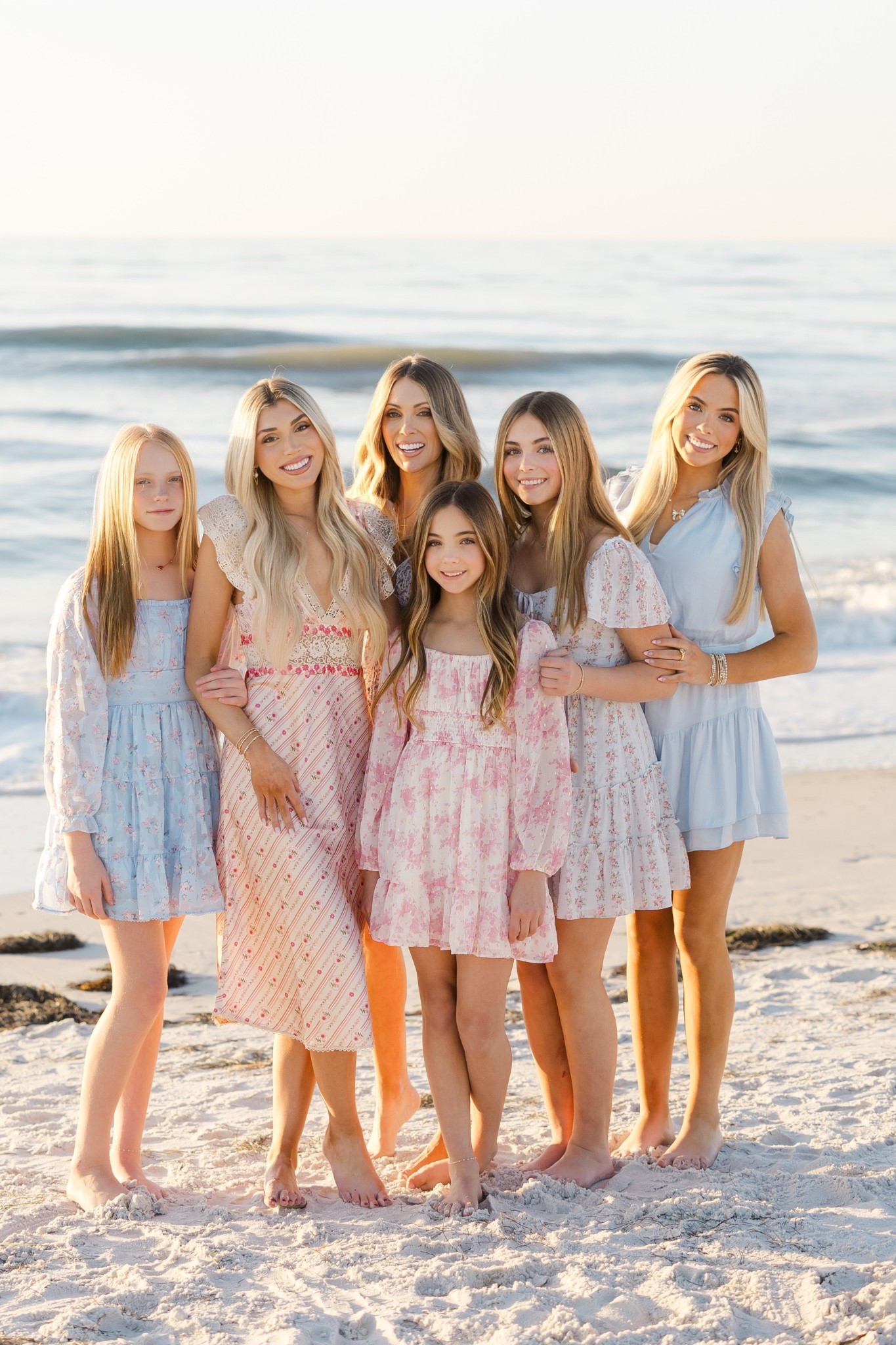 A mix of pink and blue florals for our mother-daughter photos. 

#LTKKids #LTKdayinmylife #LTKmomlife