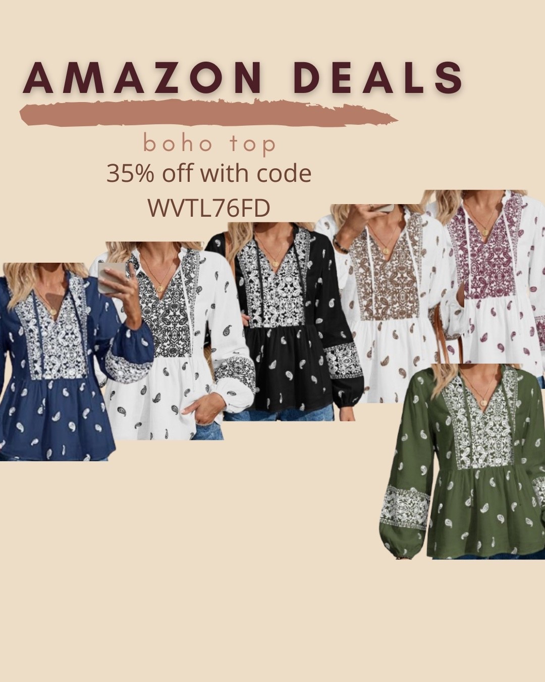 $13 ends 5/25

Amazon fashion
Amazon deals
Boho blouse

#LTKSaleAlert