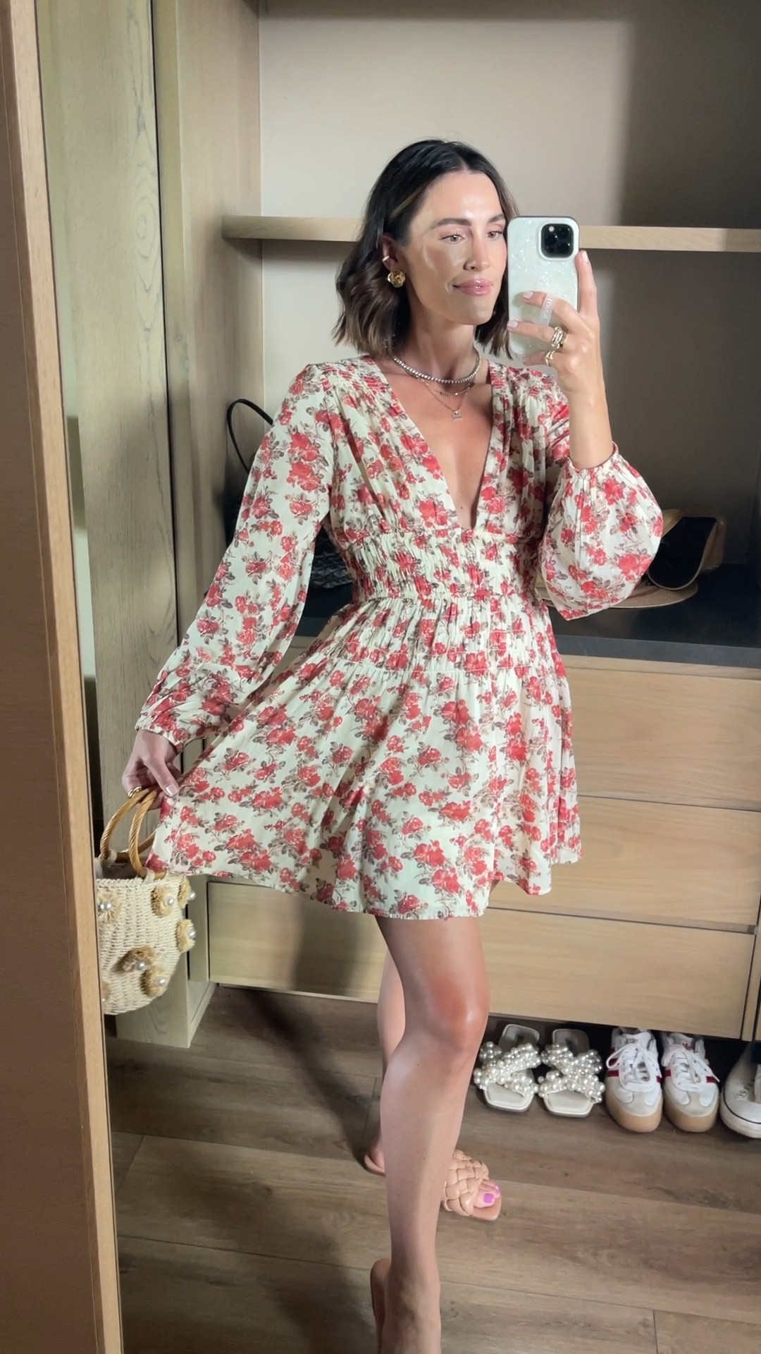 SPRING \ floral dress - wearing a small

Straw bag
Amazon 

#LTKWatchNow #LTKFindsUnder100 #LTKSeasonal