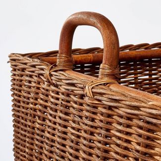 Rattan Rectangle Basket - Threshold™ designed with Studio McGee | Target